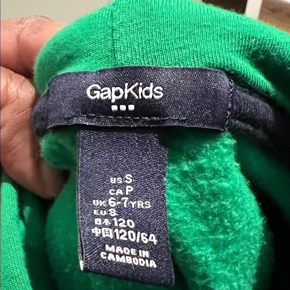GAP Kids Vibrant Green Hoodie